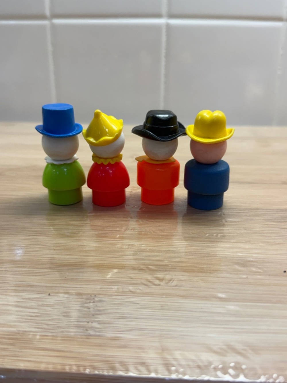 Fisher-Price Little People circus clowns, set of four vintage - Picture 4 of 4